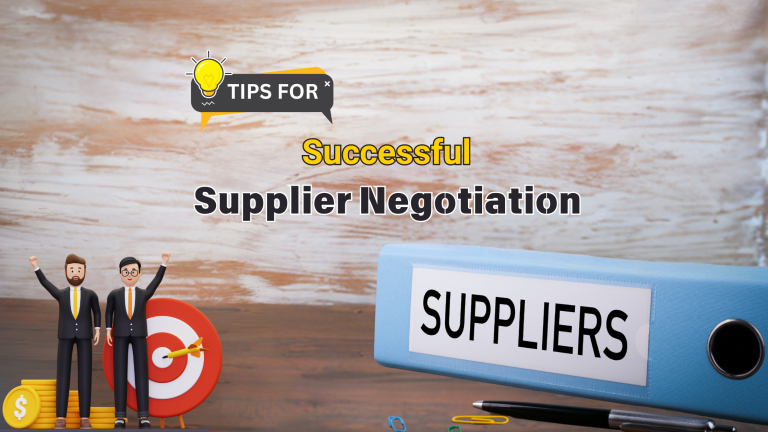 Tips for supplier negotiation