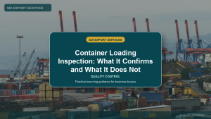 Container Loading Inspection: What It Confirms and What It Does Not - SDI Export Services China sourcing guide