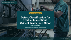 Defect Classification for Product Inspections: Critical, Major, and Minor - SDI Export Services China sourcing guide