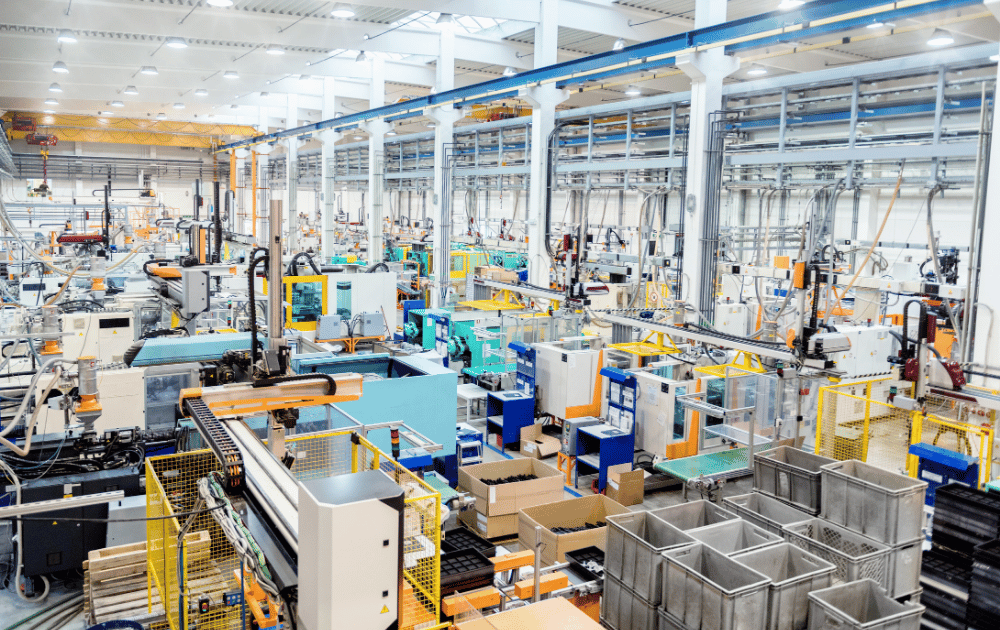 LED lighting electronics assembly factory image for a China sourcing case study